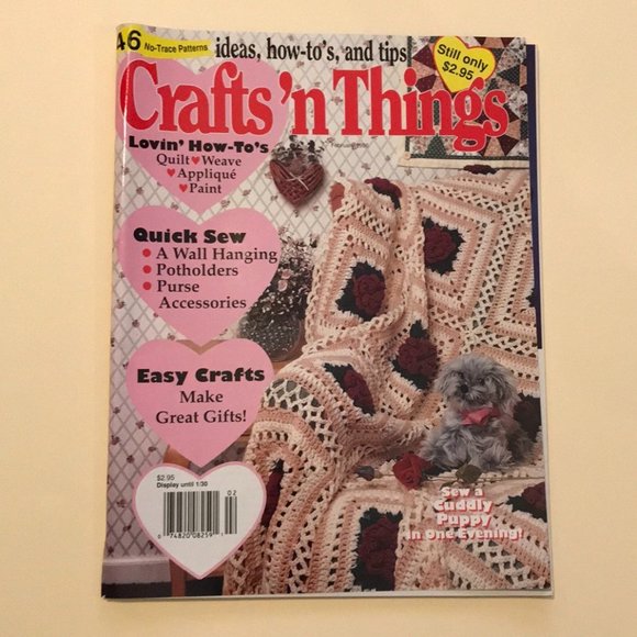 Crafts 'n Things Magazine February 1996 - Picture 1 of 12